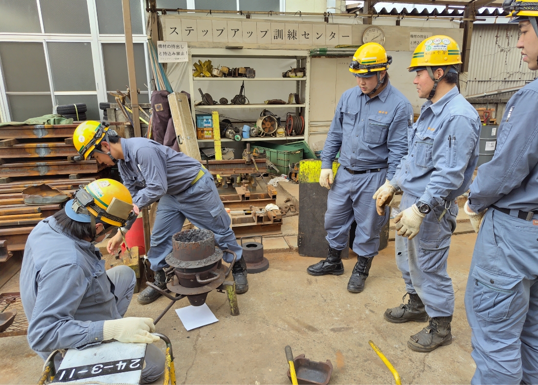 レール溶接技術者等の育成